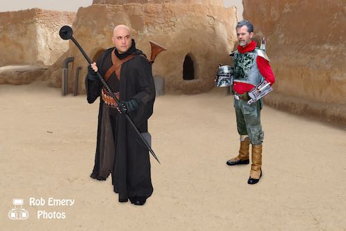 Boba Fett and Cobb Vanth on Tatooine